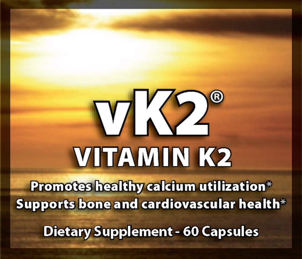 3 Pack of Vitamin K2 (MK4 and MK7) Supplements for Bone and Heart Health - 180 Capsules