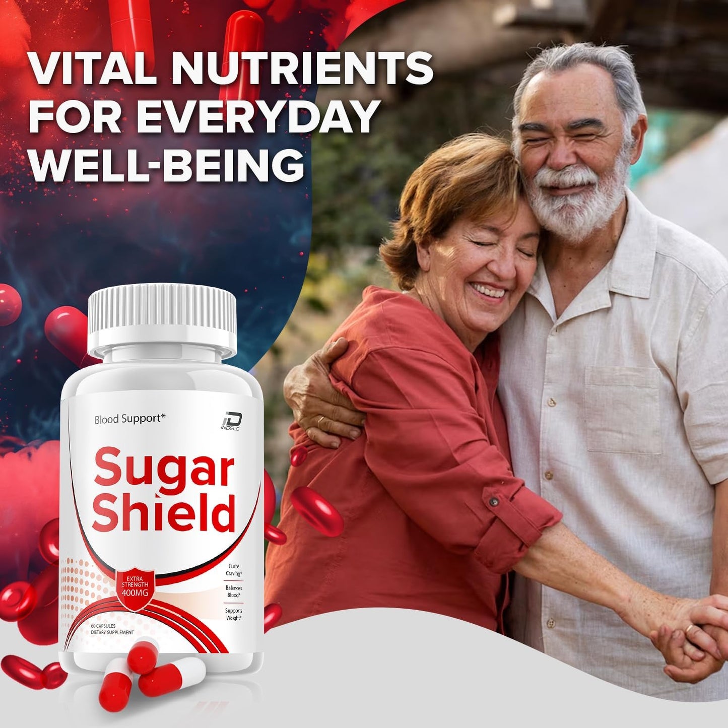 3 Pack Sugar Shield Supplement Capsules - Natural Extra Strength Formula - 180 Pills