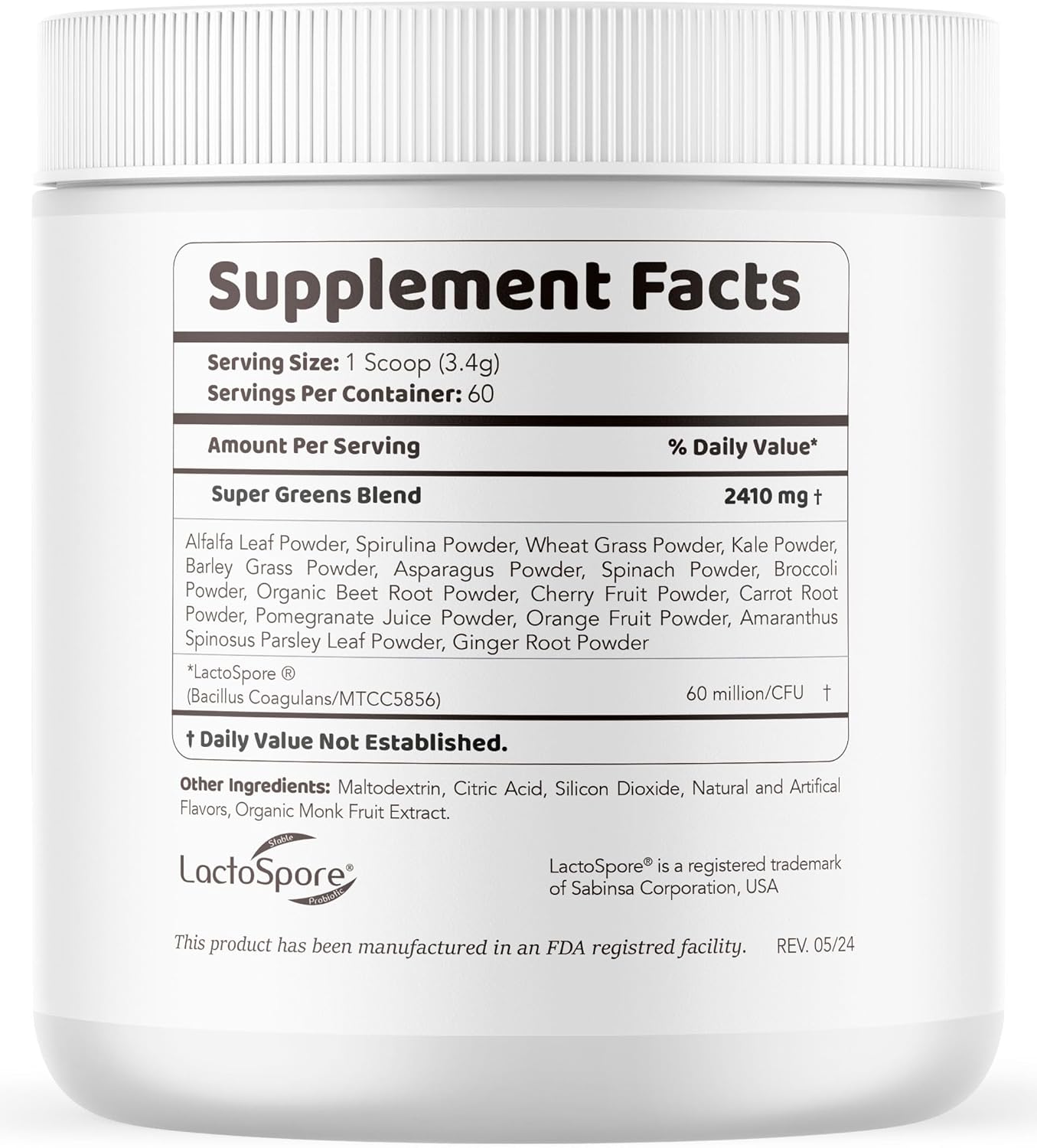 3 Pack TestoGreens Powder - Advanced & All Natural Formula, 90 Servings for 3 Months