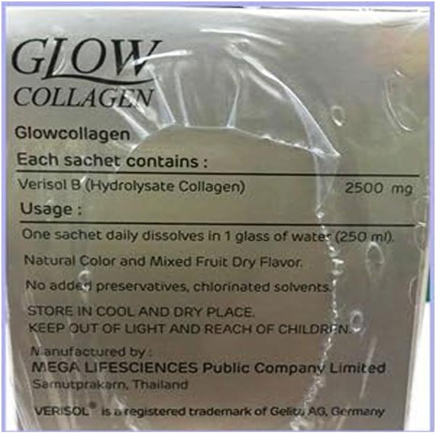 30 Sachets of Mega We Care Glow Collagen Supplement for Radiant Skin