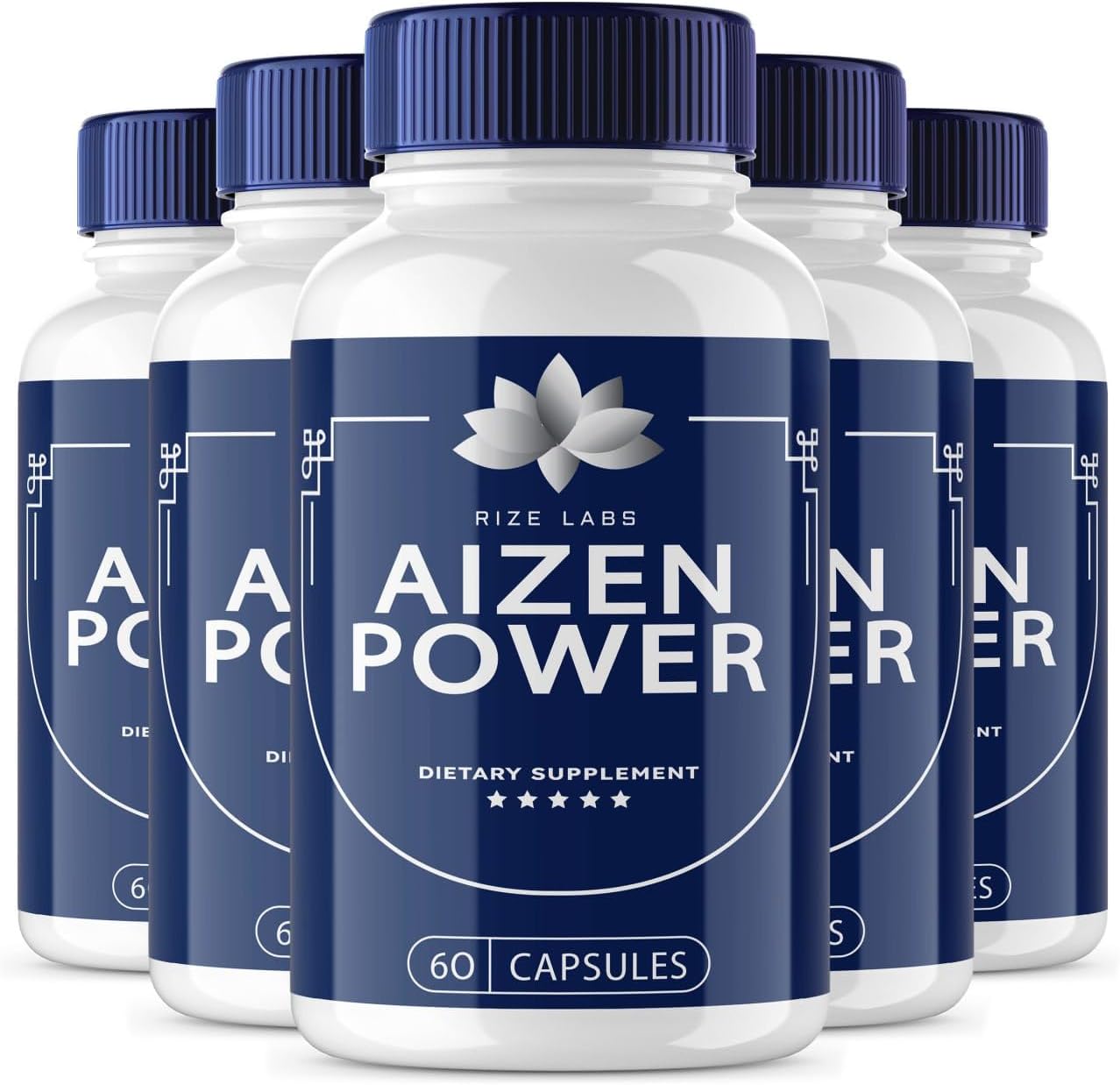 300 Capsules of rize labs Aizen Power: All Natural Male Supplement for Boosting Energy and Performance