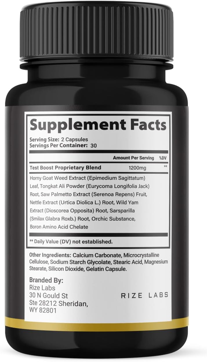 300 Count EndoPump Capsules for Male Performance Support & Energy - Advanced Formula for Extra Strength by Rize Labs