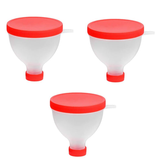 3PCS 200ML Portable Protein Powder Funnel for Fitness Shaker Bottle - Convenient Gym Partner for Nutrition Storage