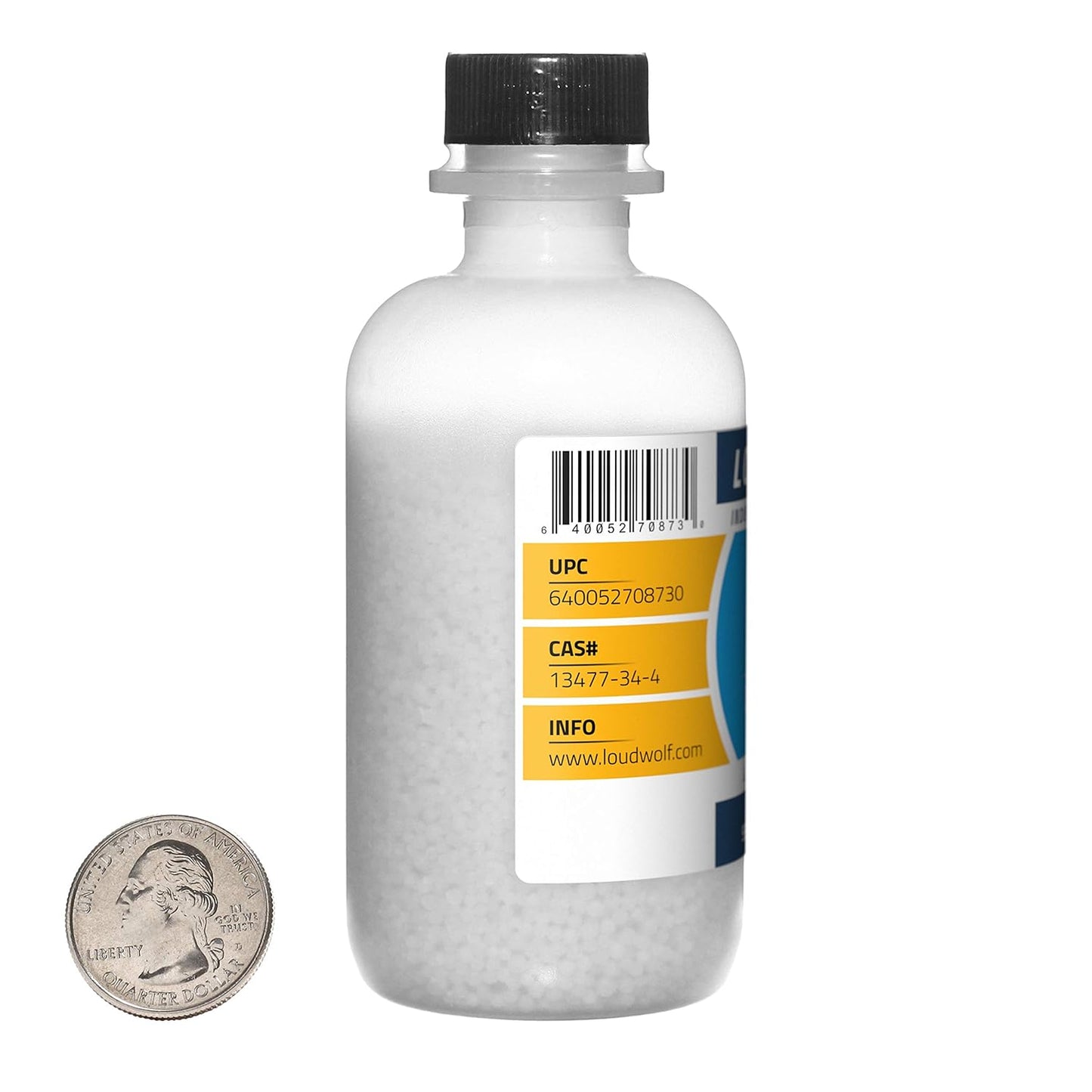4 Bottles of Loudwolf 1 Pound Calcium Nitrate Prills - 99% Pure Reagent Grade