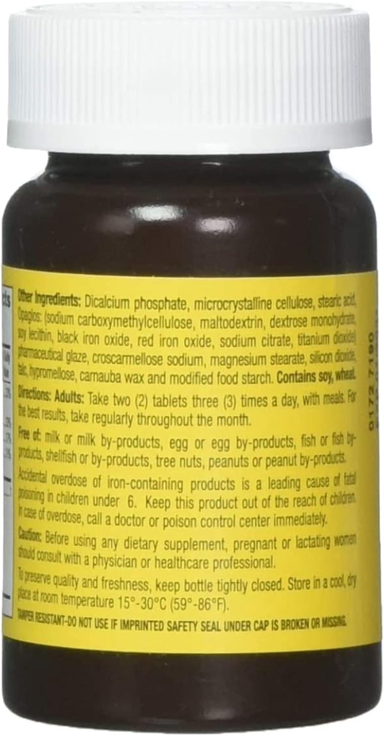 4 Packs of Lydia Pinkham Herbal Tablet Supplement, Total of 600 Tablets