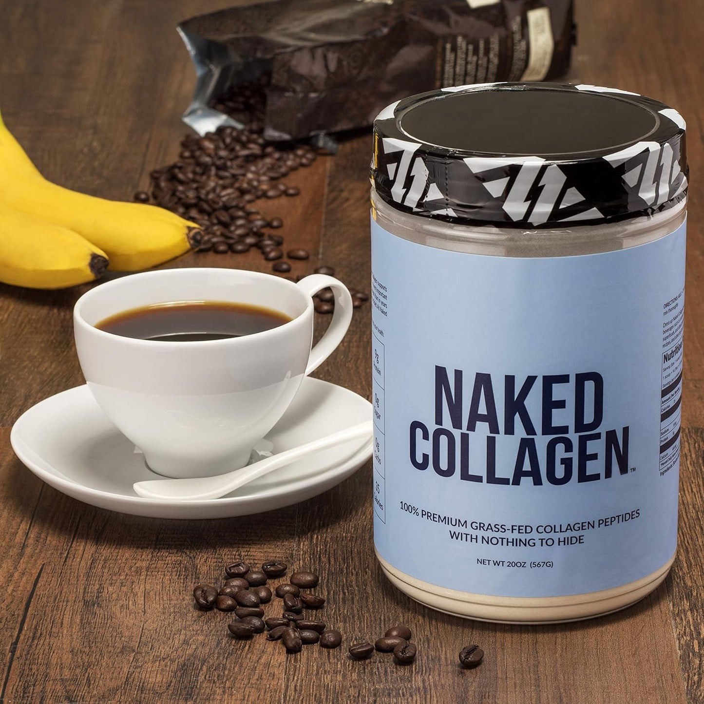 40 Servings Chocolate Collagen Coffee Creamer + 60 Servings Unflavored Collagen Peptides Protein Powder Bundle - Non-GMO, Keto, Gluten-Free, Paleo, Soy-Free