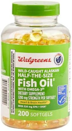 premium-600-mg-fish-oil-softgels-200-count---half-size-nutrition-supplement-for-heart-health-and-omega-3-support-2