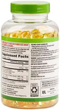 premium-600-mg-fish-oil-softgels-200-count---half-size-nutrition-supplement-for-heart-health-and-omega-3-support-4