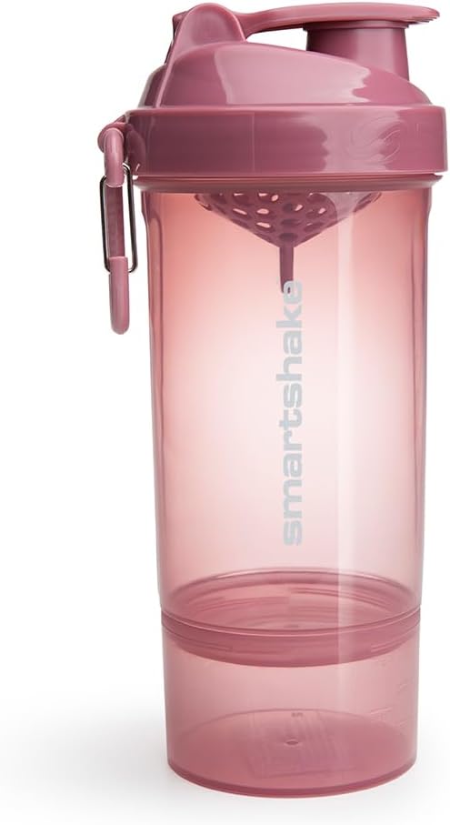 smartshake-o2go-one-protein-shaker-bottle-800ml27oz---deep-rose---leakproof-screw-on-lid---bpa-free---unisex-2