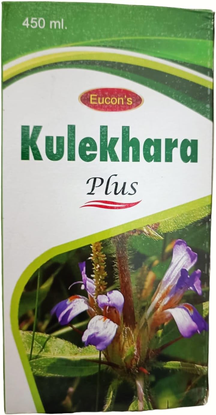 450 ml Kulekhara Plus Syrup: Herbal Hemoglobin Booster with Hygrophila auriculata for Natural Increase