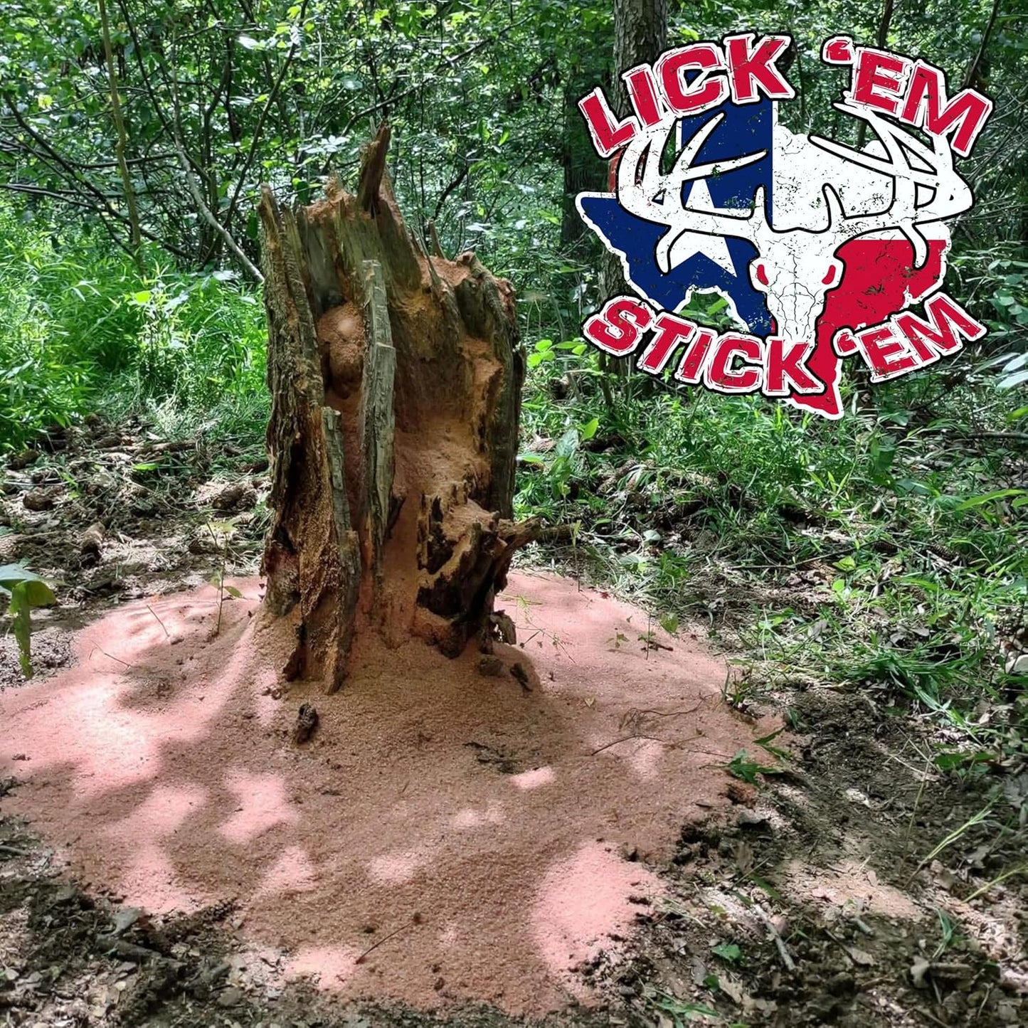 4lb Bag of Lick'Em Stick'Em Deer Attractant | Natural Powder for Year-Round Hunting | Long-Lasting Wildlife Tracking and Nutrient-Rich Deer Lure