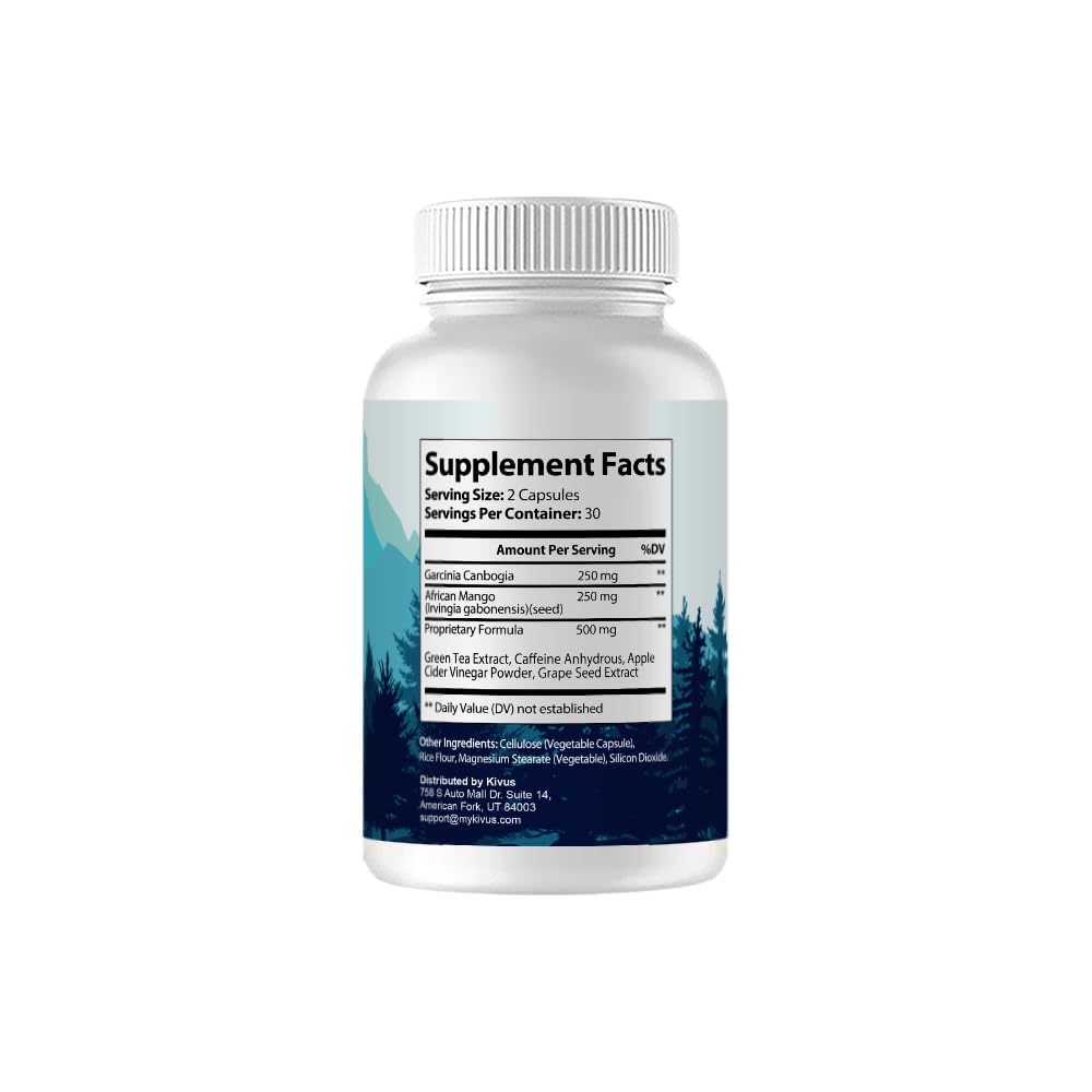 5 Pack of Kivus Alpilean Capsules - 300 Count Bottle