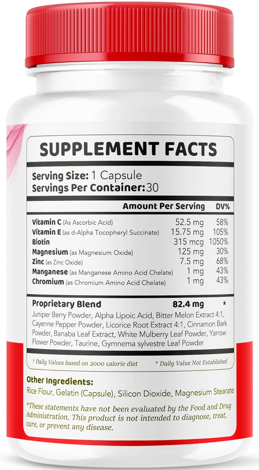 5-Pack of LIVORKA GlucoRevive Capsules - All Natural Premium Formula for Glucose Support with 150 Pills for 5 Months