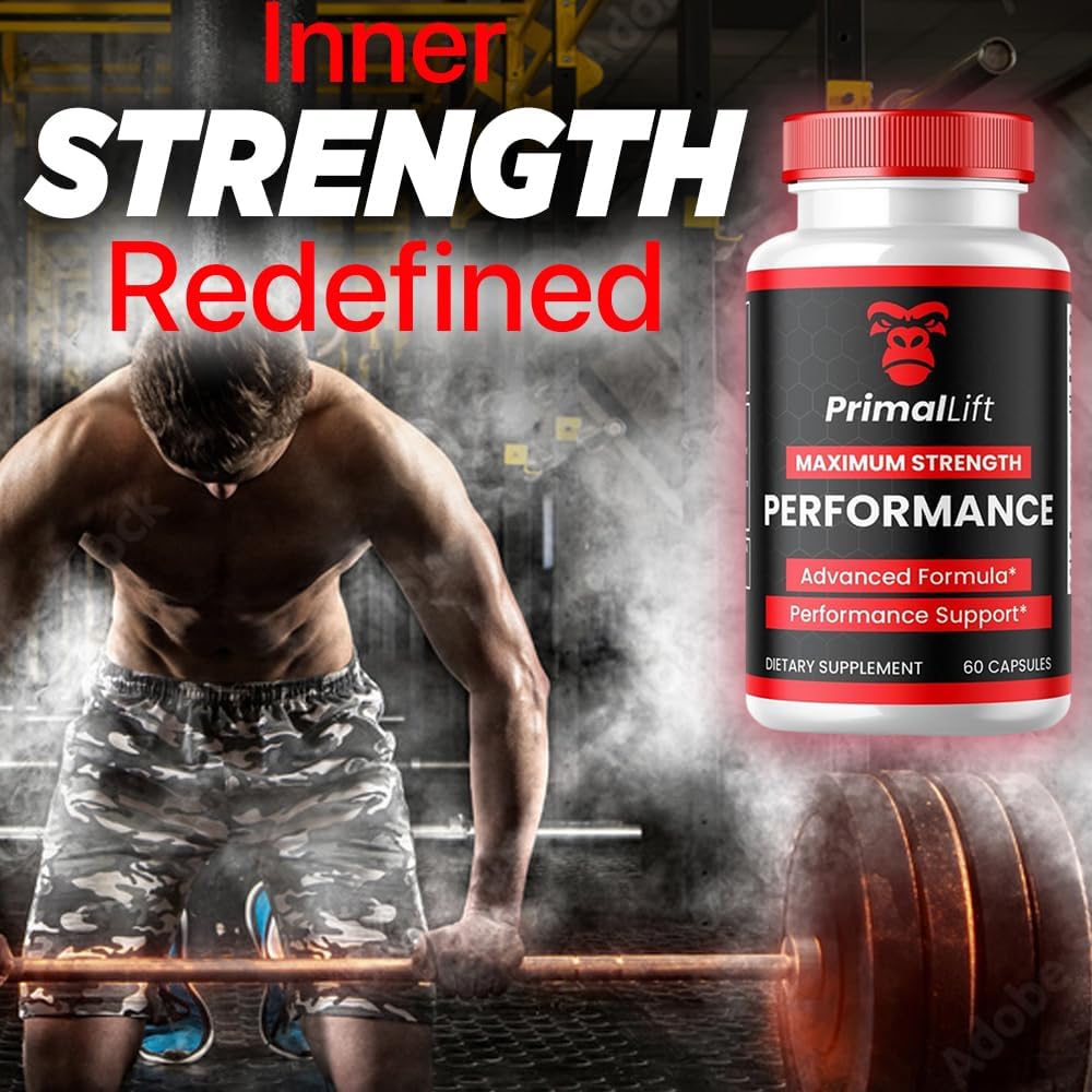 5 Pack of Official Formula Primal Lift Capsules for Men - All Natural Support with 300 Capsules
