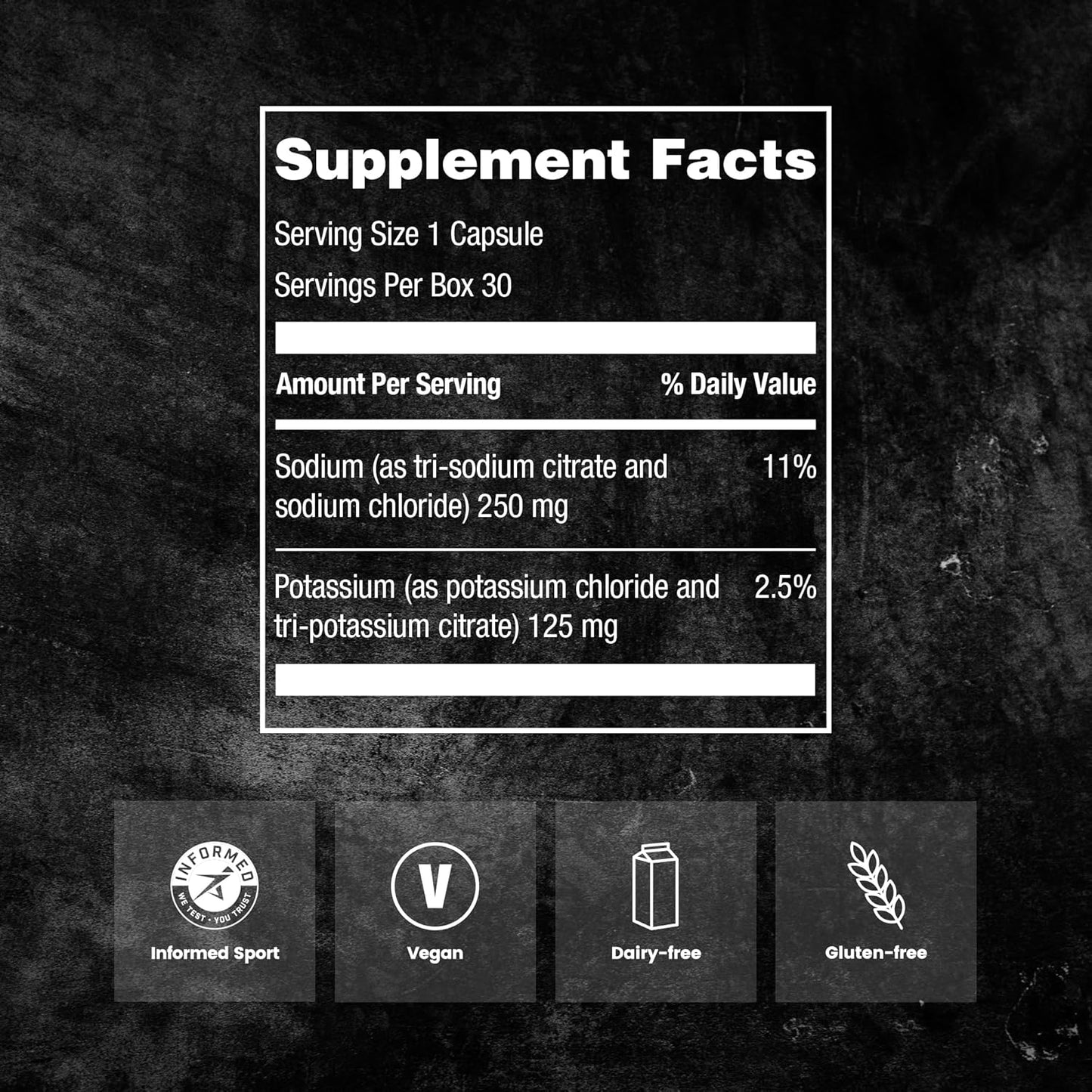 5-Pack of Precision Hydration Electrolyte Capsules - Waterproof Blister Packed Salt Capsules for Cramp Relief - Natural Ingredients, Gluten-Free, Vegan Formula