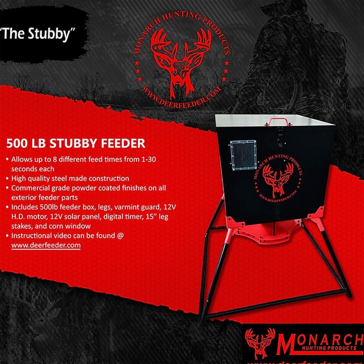 500 LB Stubby by Monarch Hunting Products: Durable and Reliable Hunting Gear for Every Trip