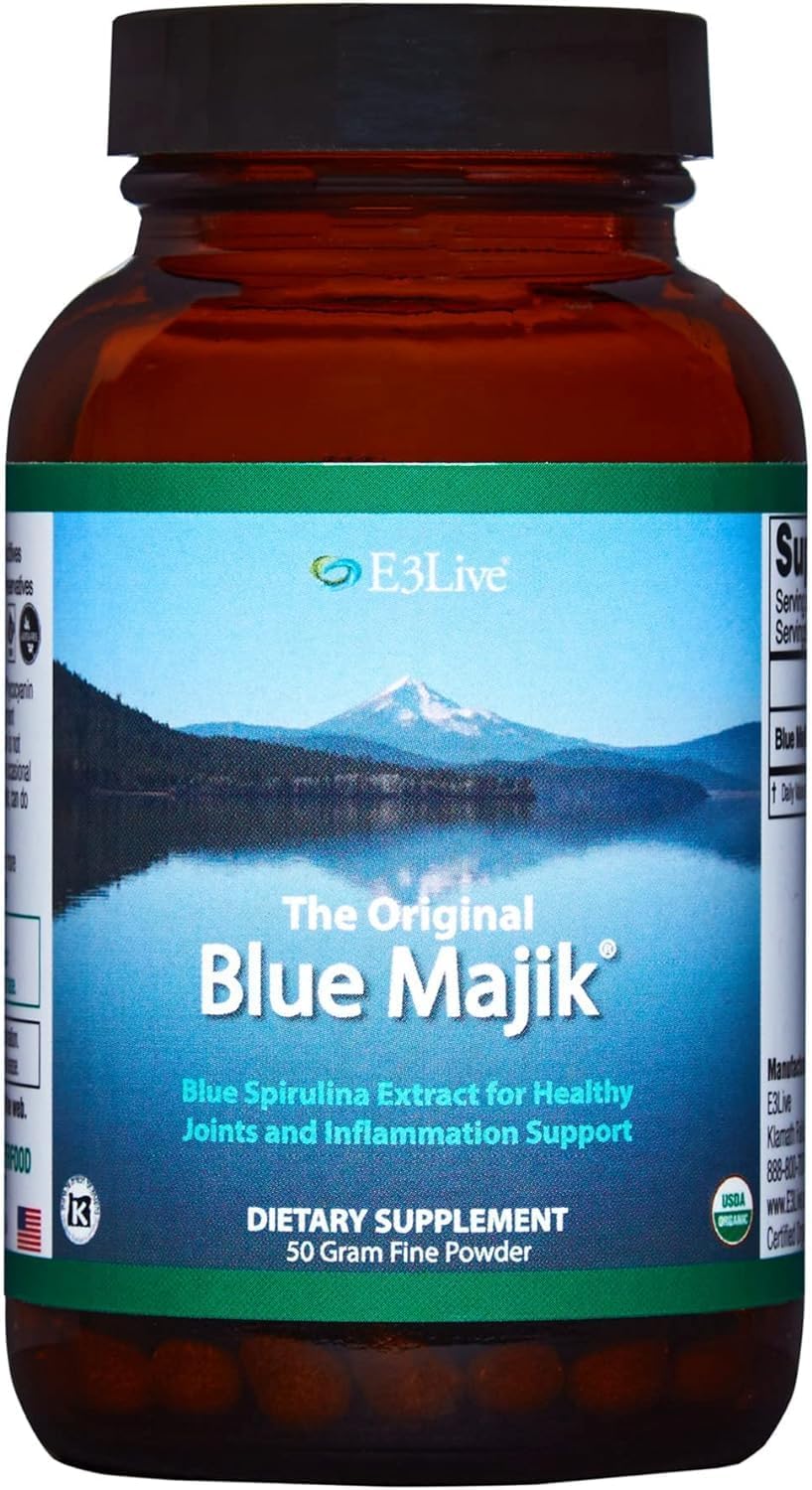50g E3LIVE Blue Majik Powder: Pure, Natural Superfood Supplement