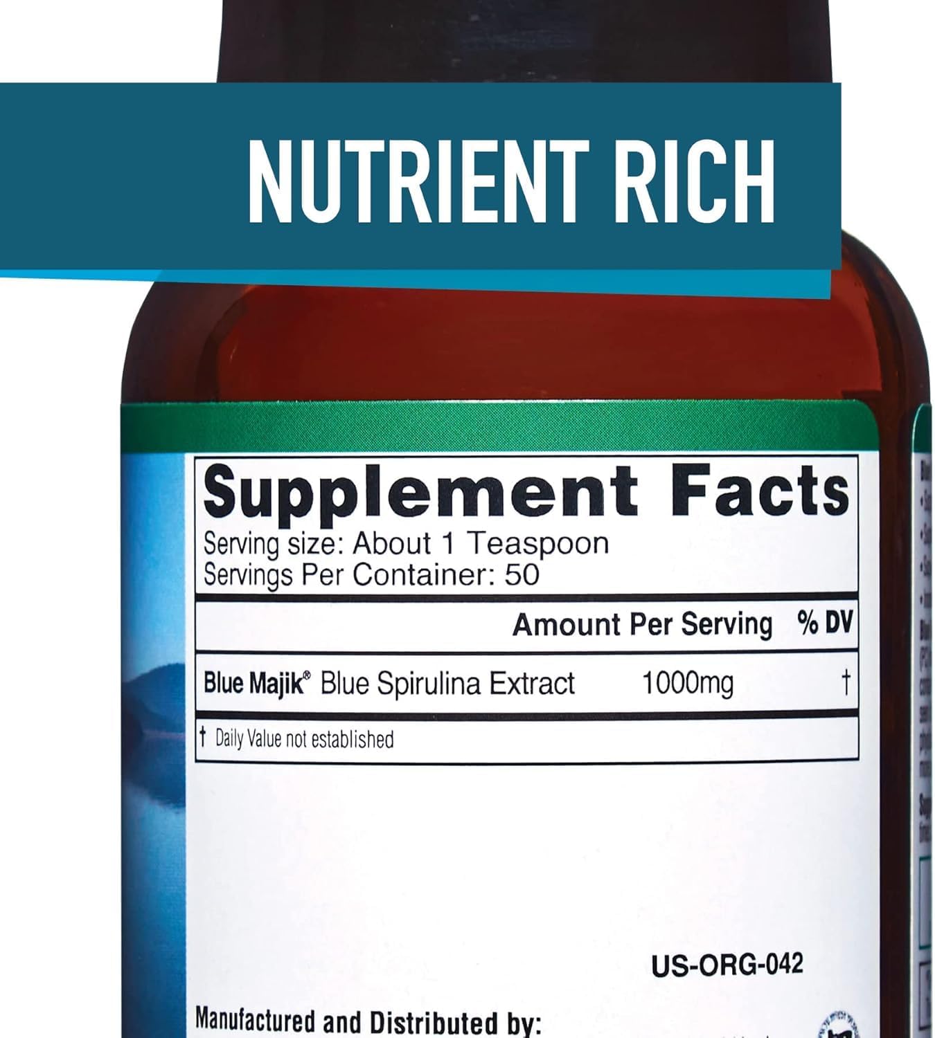 50g E3LIVE Blue Majik Powder: Pure, Natural Superfood Supplement