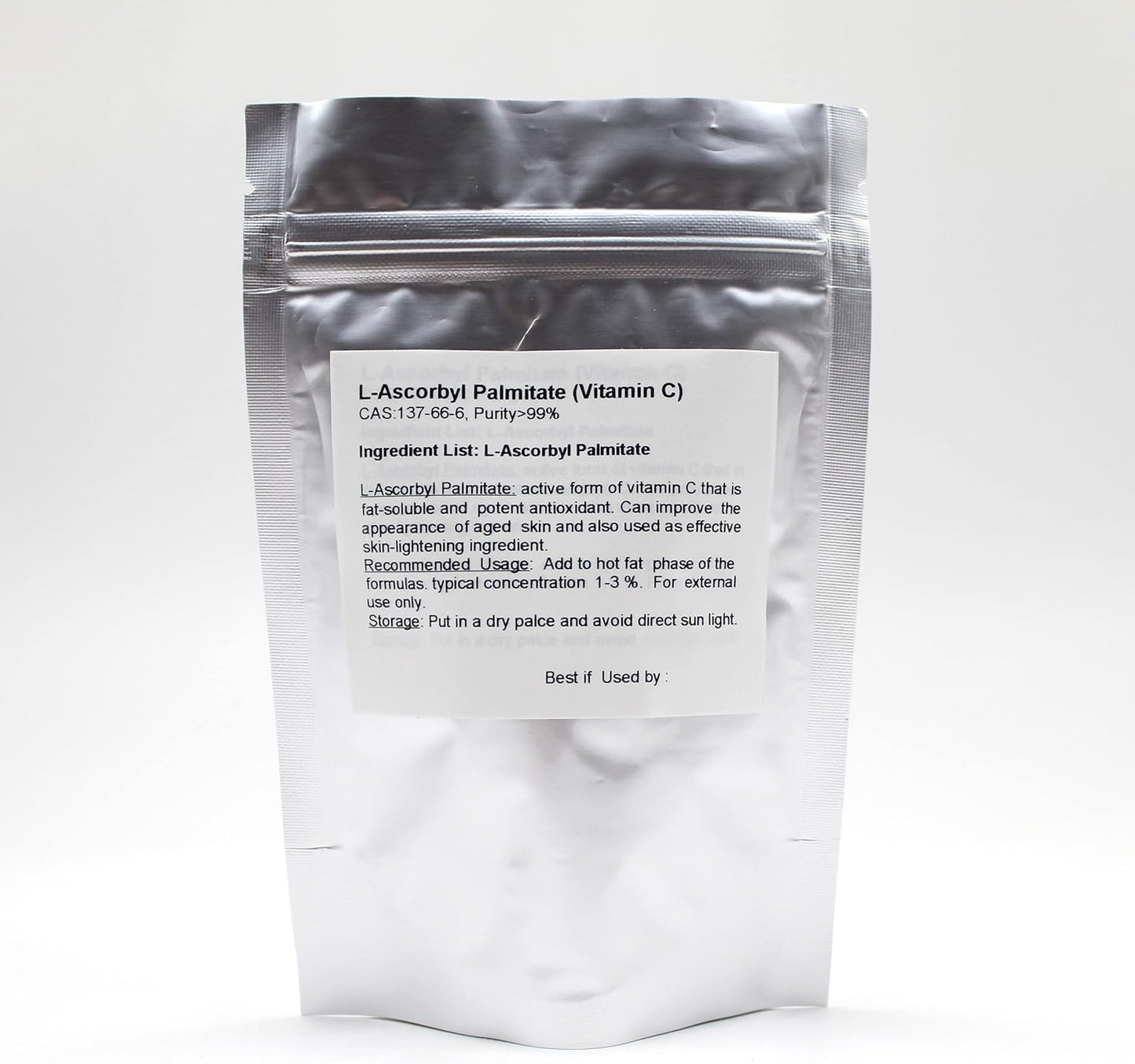50g Rice Essence Ascorbyl Palmitate Powder - Vitamin C Ester for Aging Skin