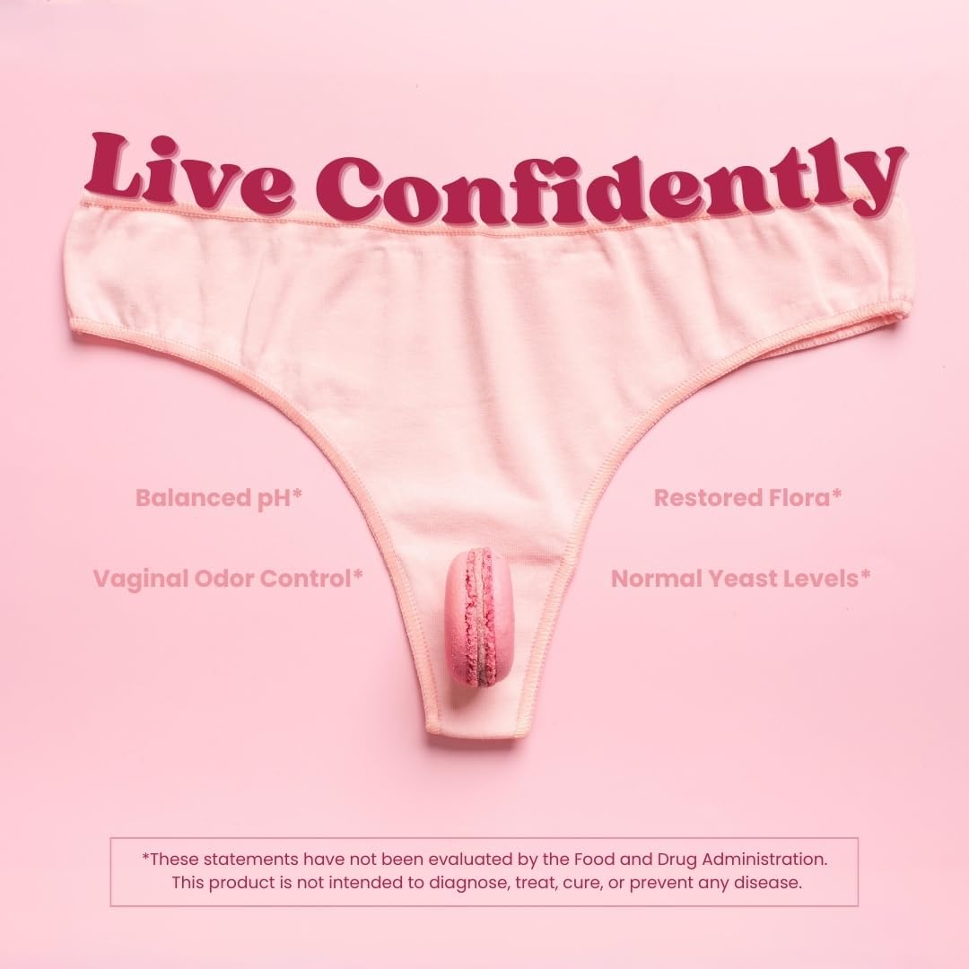 Women's Vaginal Probiotic Supplement with Prebiotics, Cranberry Extract, and Lactobacillus Blend - 180 Capsules for Vaginal Health, Odor Control, pH Balance - Pack of 3 - Espot.com.au