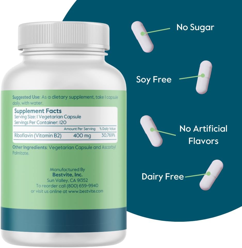 400mg-vitamin-b-2-riboflavin-capsules---240-vegetarian-capsules-120-x-2---vegan-non-gmo-gluten-free---no-stearates---high-quality-supplement-2