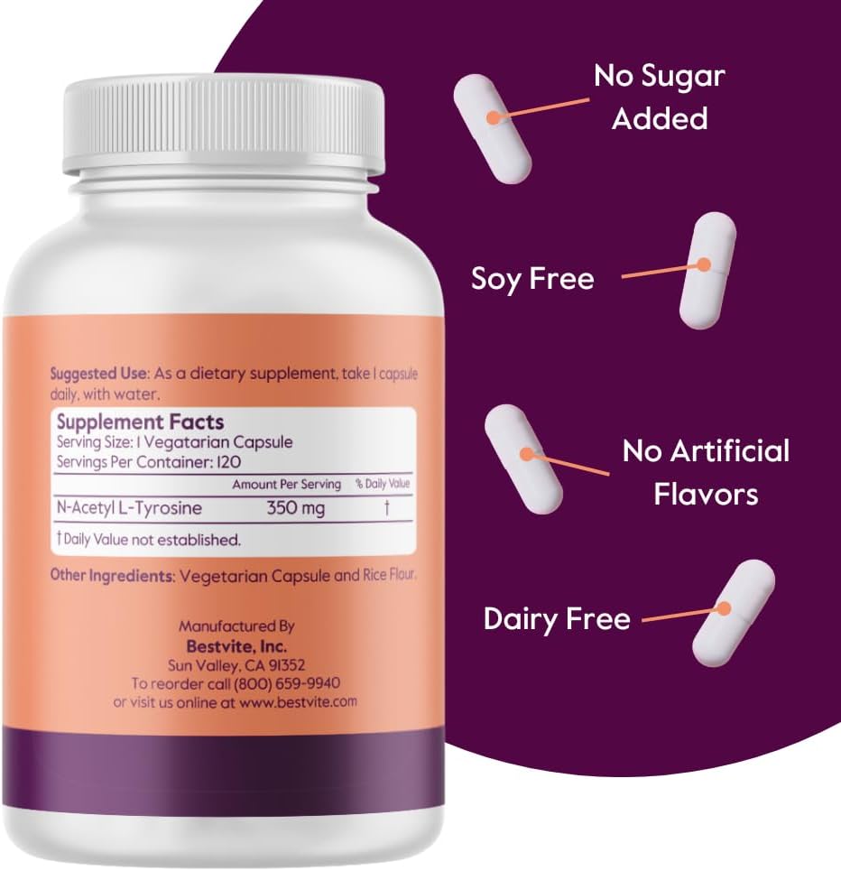 n-acetyl-l-tyrosine-350mg-nalt-capsules---240-count---non-gmo-gluten-free---no-stearates---bestvite-2
