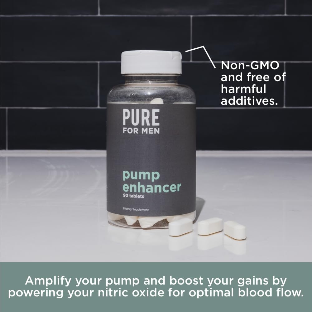 pure-for-men-pump-enhancer---pre-workout-supplement-for-muscle-pump-stamina-and-blood-flow---nitric-oxide-booster-with-l-arginine-l-citrulline---focus-and-energy-support---90-capsules-9