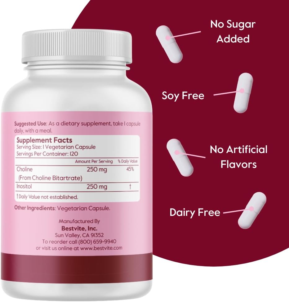 choline-inositol-500mg-vegetarian-capsules---vegan-non-gmo-gluten-free---no-stearates-fillers-dicalcium-phosphate---120-count-2