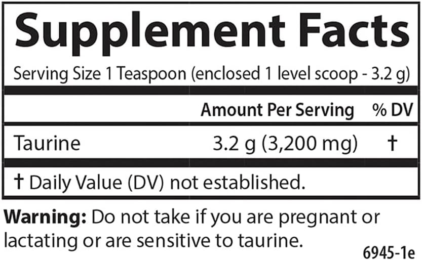 carlson-taurine-powder-100g---free-form-amino-acid-for-nerve-health-muscle-function-support-4