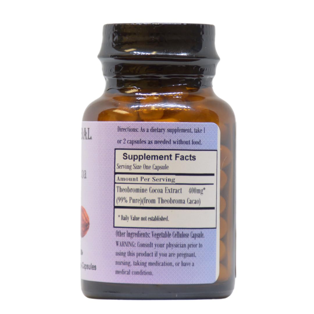 high-purity-theobromine-cocoa-extract-capsules---400mg-barlowes-herbal-elixirs-99-theobroma-cacao-vegan-additive-free-2