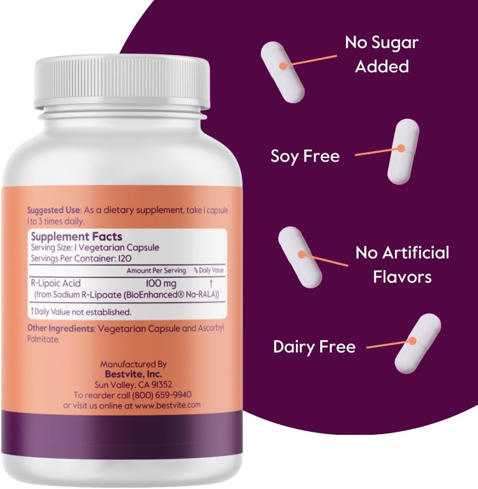 r-lipoic-acid-100mg-capsules-with-bio-enhanced-na-rla---120-vegetarian-capsules---no-stearates-flow-agents---vegan-non-gmo-gluten-free-by-bestvite-2