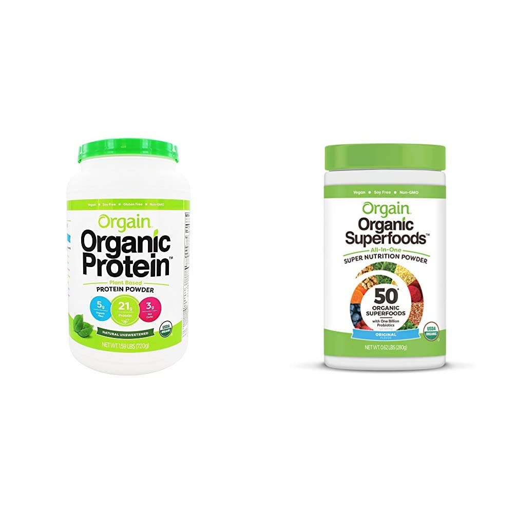 orgain-organic-plant-based-protein-powder-and-superfoods-greens-powder-bundle---159lb-062lb-1