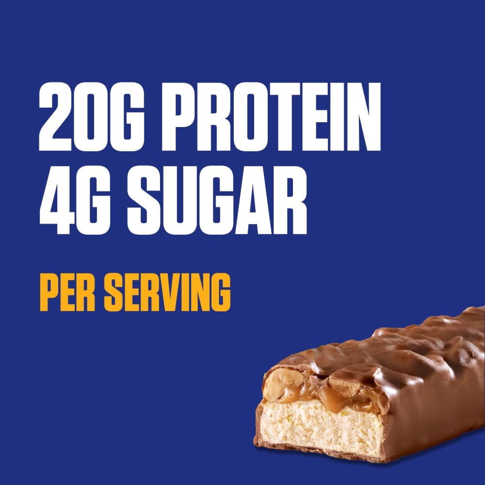 High Protein SNICKERS Peanut & Caramel Bar, 24.12 oz, 12 Pack Box - Energy Boosting Snack with Protein & Caramel Flavor - Espot.com.au
