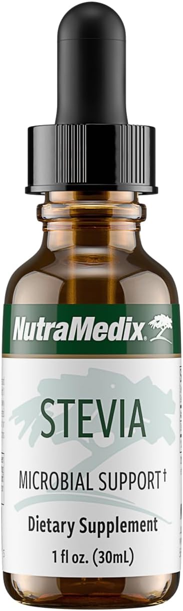 NutraMedix Stevia Drops - Bioavailable Liquid Extract for Microbial Support - Sugar Alternative with Low-Carb, No Added Sugar - 1 oz - Espot.com.au