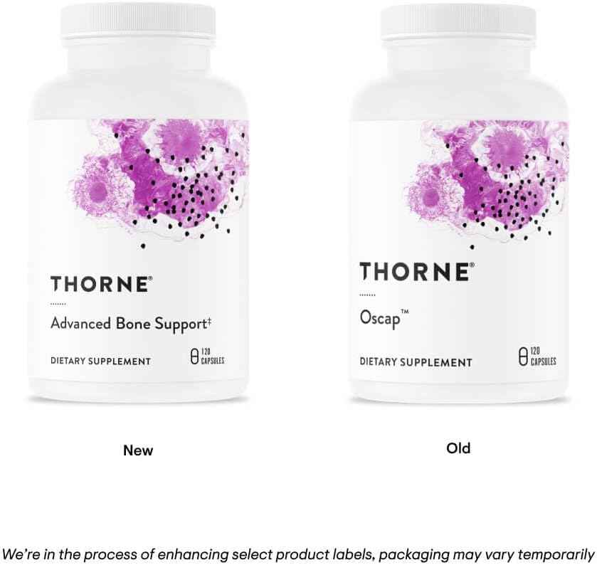 THORNE Advanced Bone Support - Calcium & Vitamin D Supplement - 120 Capsules for Bone Health