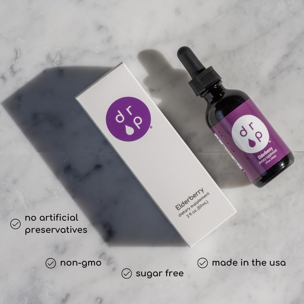 Organic Trace Mineral, Elderberry, and Vitamin B12 Drops Bundle - D R P Drop Supplements - Espot.com.au