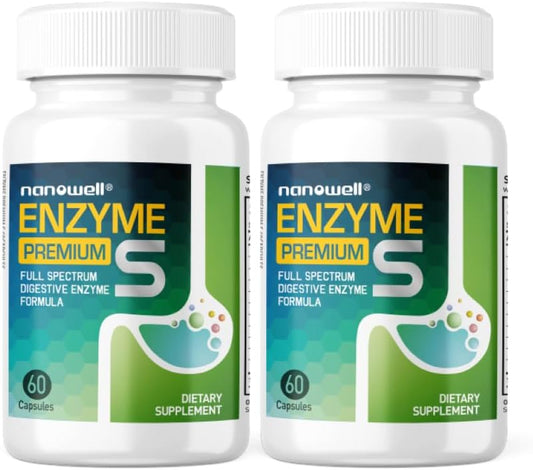 120-count-nanowell-enzyme-premium-s-digestive-health-supplement-with-multi-enzymes-bromelain-and-papain---2-bottles-of-60-capsules-1