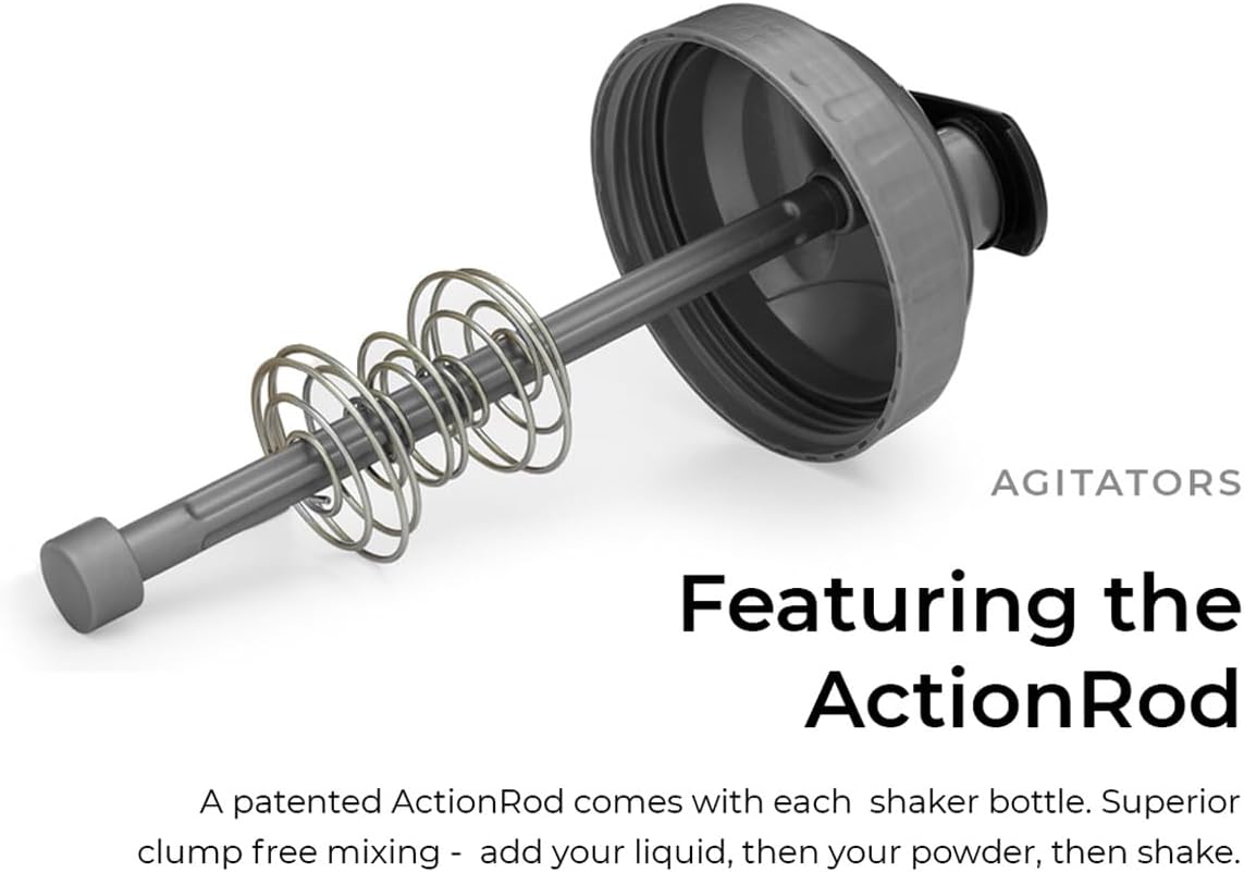 6-pack-shaker-bottles-with-agitator-5-pack-protein-funnels-with-carabiner---bpa-free-dishwasher-safe-fitness-bundle-4