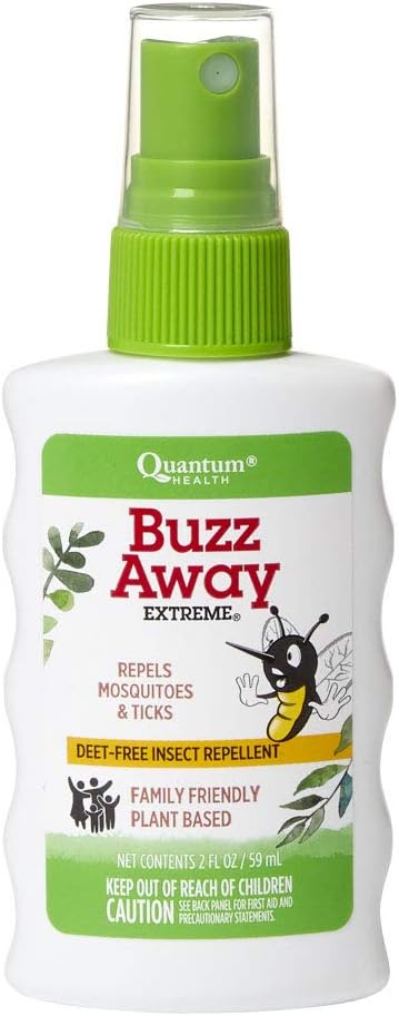 DEET-Free Insect Repellent Spray | Repels Mosquitos & Ticks | Essential Oils Blend | Safe for Kids | 2 oz - Espot.com.au