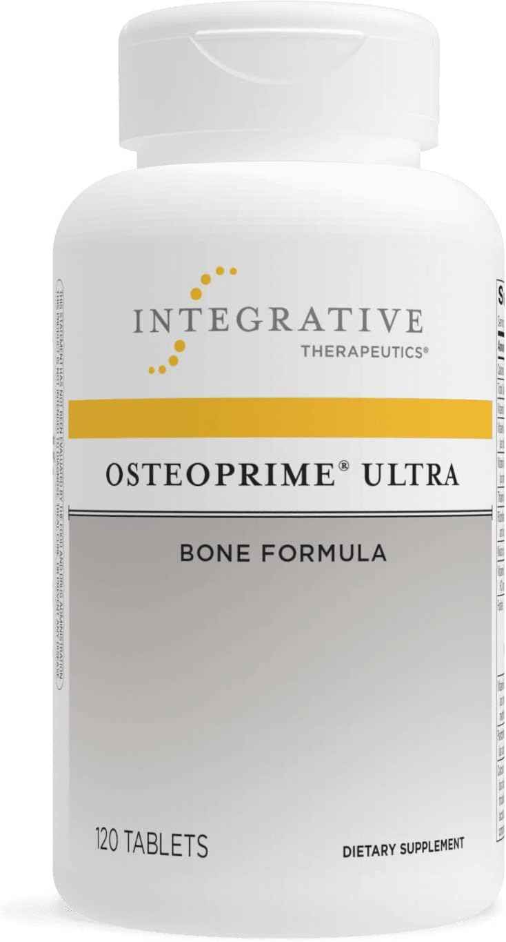 Integrative Therapeutics OsteoPrime Ultra Supplement - Bone Health Formula with Vitamin D, C, Magnesium, Zinc - 120 Tablets for Calcium Absorption