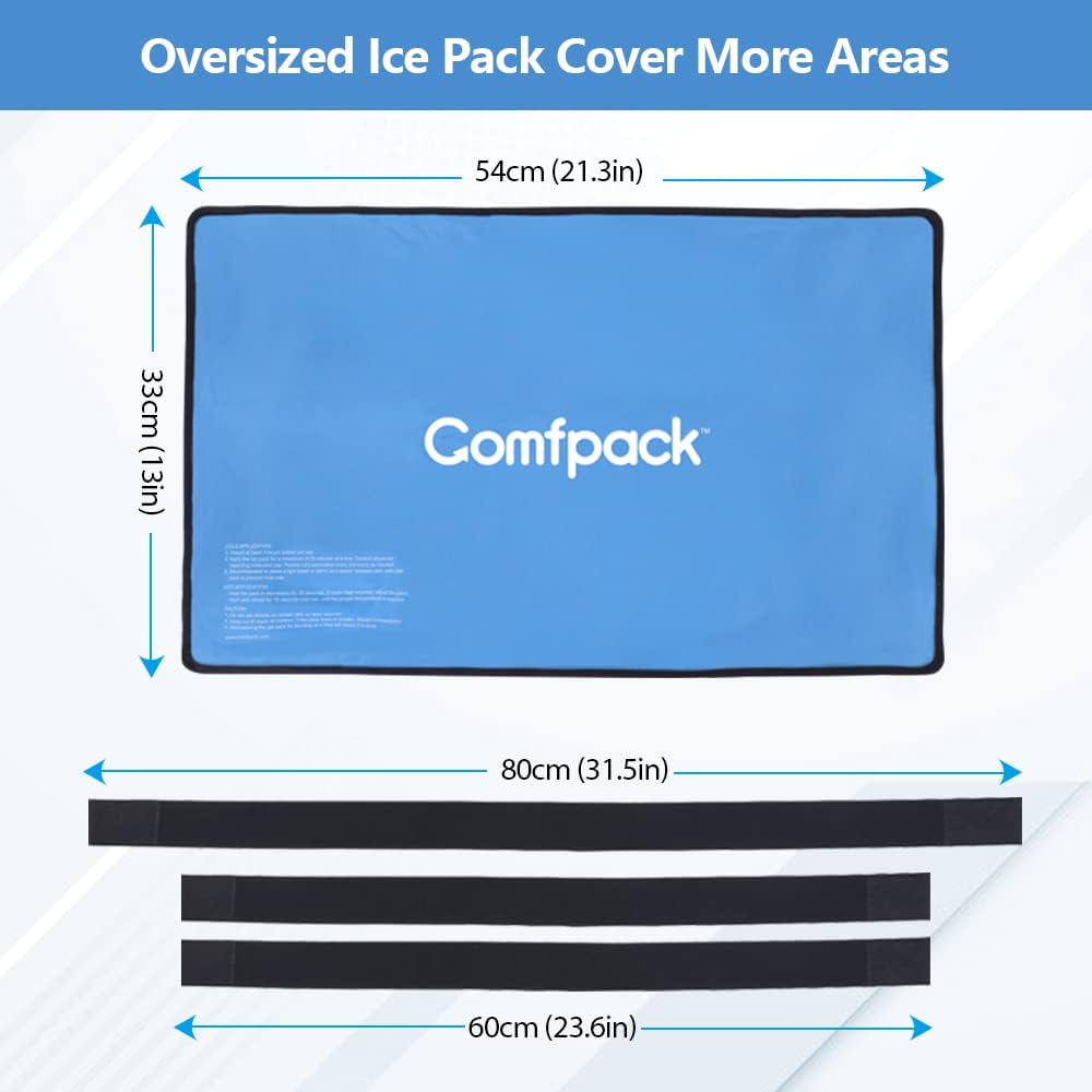 large-comfpack-xl-ice-pack-for-injuries---hot-cold-pack-with-3-straps---217-x-13---reusable-flexible---pain-relief-for-back-shoulder-knee---swelling-bruises-muscle-pain---inflammation-6