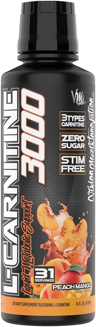 vmi-sports-l-carnitine-3000-liquid-supplement---peach-mango-flavored-zero-calorie-zero-sugar-keto-friendly-for-men-and-women---3000mg-carnitine-31-servings-16-fl-oz-5