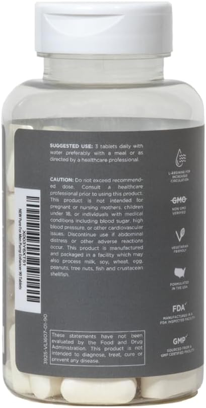 pure-for-men-pump-enhancer---pre-workout-supplement-for-muscle-pump-stamina-and-blood-flow---nitric-oxide-booster-with-l-arginine-l-citrulline---focus-and-energy-support---90-capsules-3