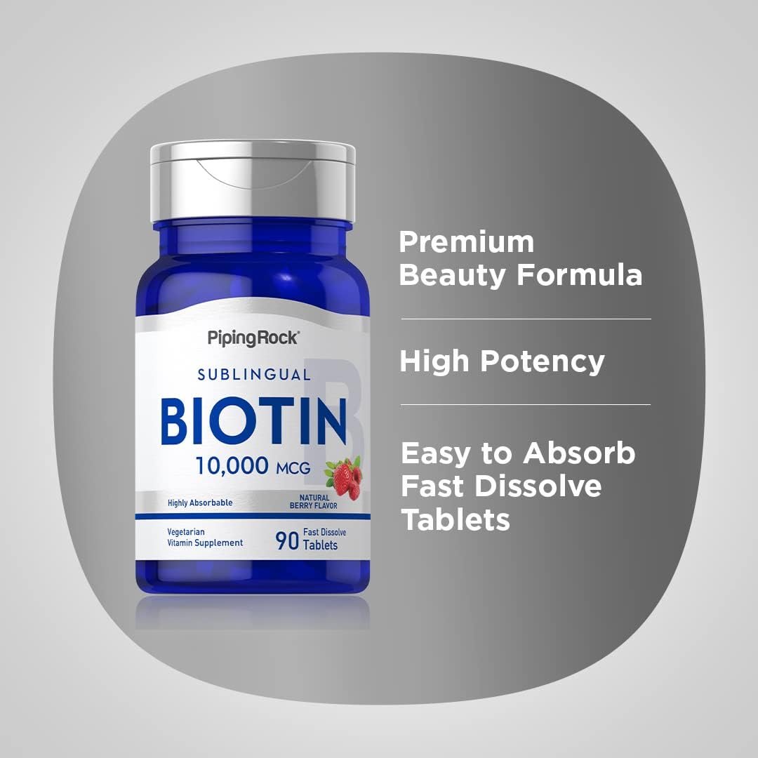high-absorption-biotin-10000mcg-tablets---90-berry-flavor---fast-dissolve-sublingual-supplement---vegetarian-non-gmo-gluten-free-4