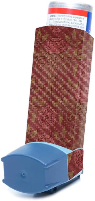 neo-rose-carbon-fiber-skin-for-ventolin-hfa-asthma-inhaler---protective-durable-finish---easy-to-apply---made-in-usa-3