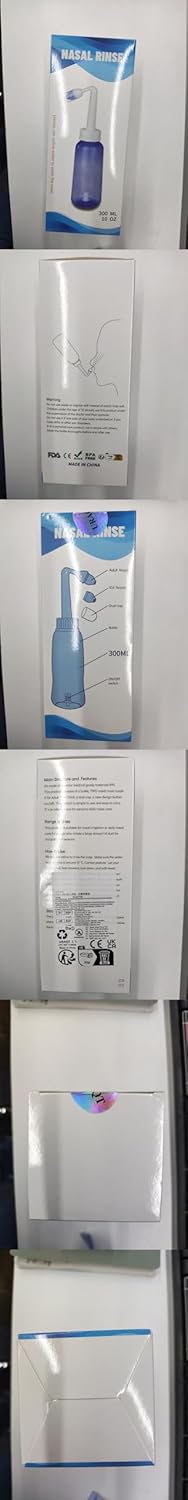 300ml-uraqt-neti-pot-nasal-rinse-kit-with-20-salt-packets---sinus-rinse-bottle-for-adult-and-kid---bpa-free---pressure-rinse-nasal-irrigation-7