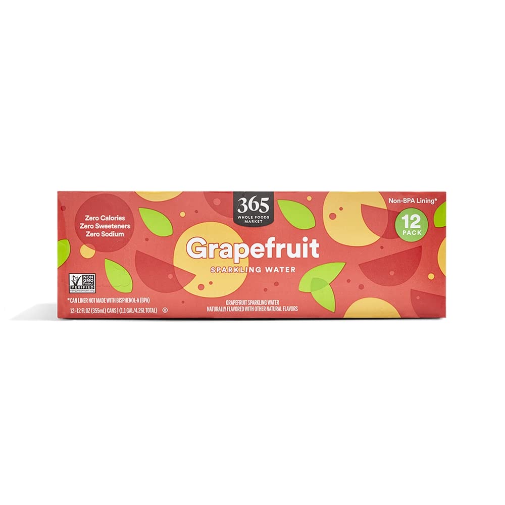 Whole Foods Market 365 Grapefruit Sparkling Water - 12 Fl Oz Bottle - Espot.com.au