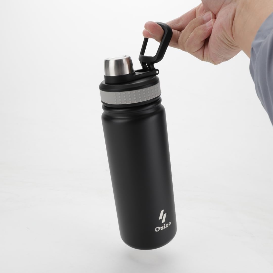 stainless-steel-protein-shaker-bottle-with-filter-and-mixing-ball---22-oz-capacity-by-ozizo-8