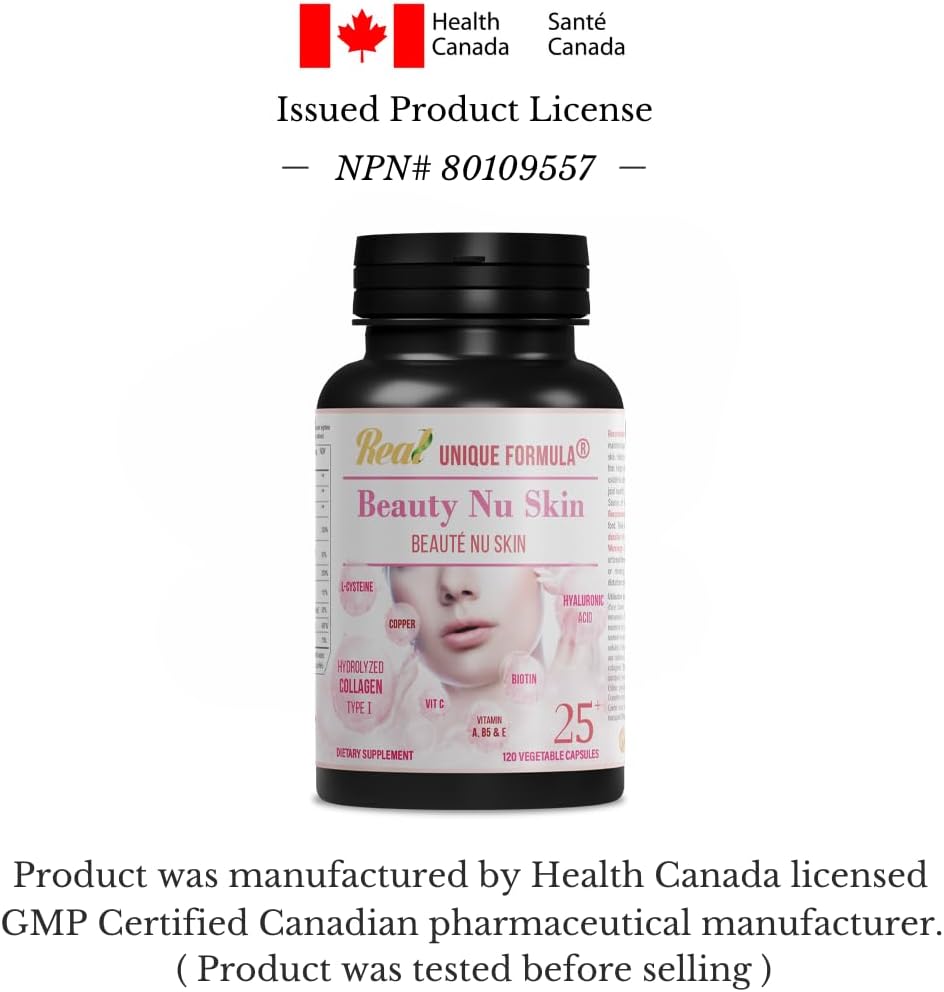 Beauty Skin 25+ Supplement with Hydrolyzed Collagen, Hyaluronic Acid, and Vitamins for Healthy Skin, Hair, and Nails - Espot.com.au