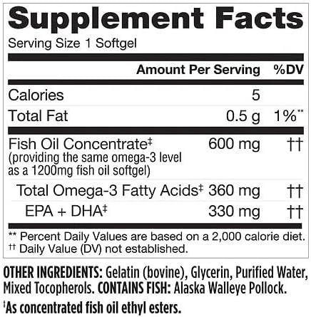 premium-600-mg-fish-oil-softgels-200-count---half-size-nutrition-supplement-for-heart-health-and-omega-3-support-6
